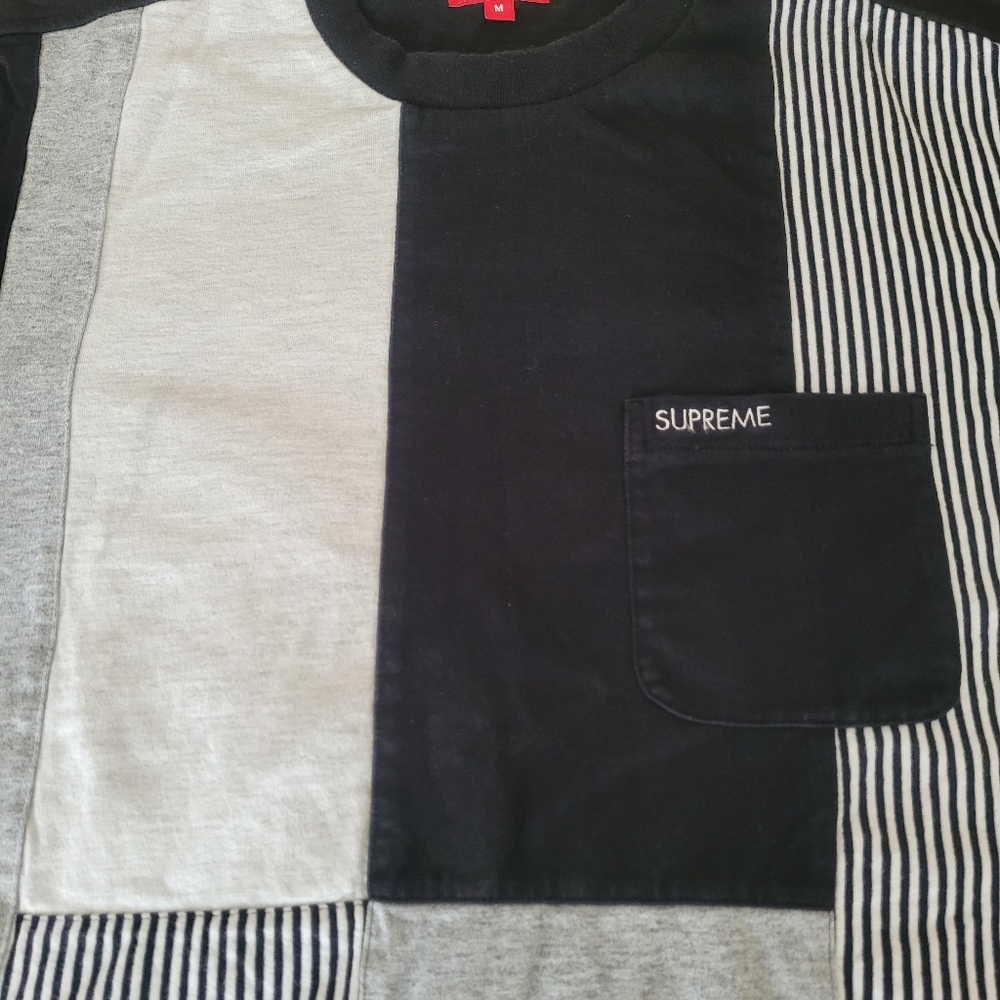 Supreme Patchwork Shirt - Barely Worn - image 2
